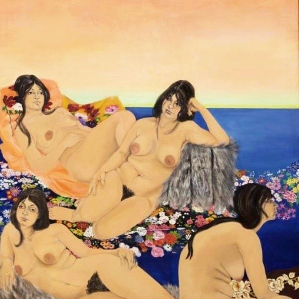 Martha Edelheit, Women in Landscape (center panel) Martha Edelheit, Women in Landscape (center panel)