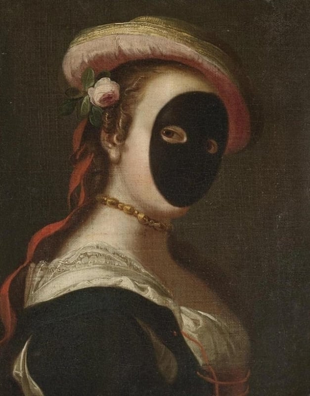 Masked Woman, Baroque Italy