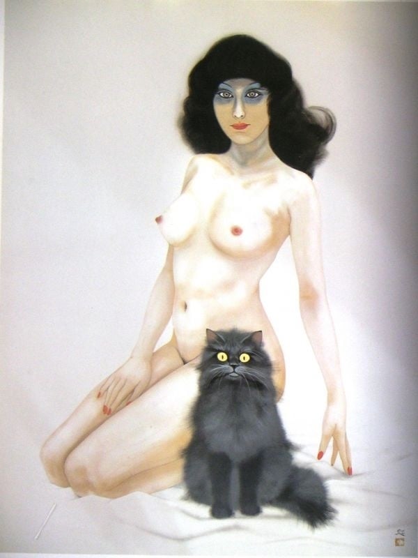 matazo kayama nude with cat