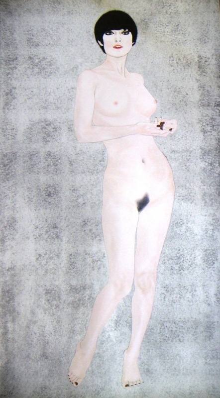 matazo kayama standing nude