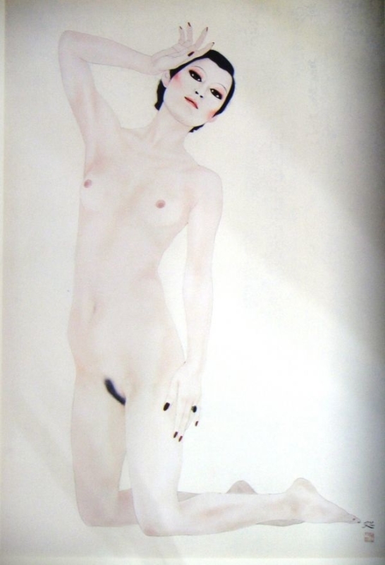 matazo kayama Study of white nude