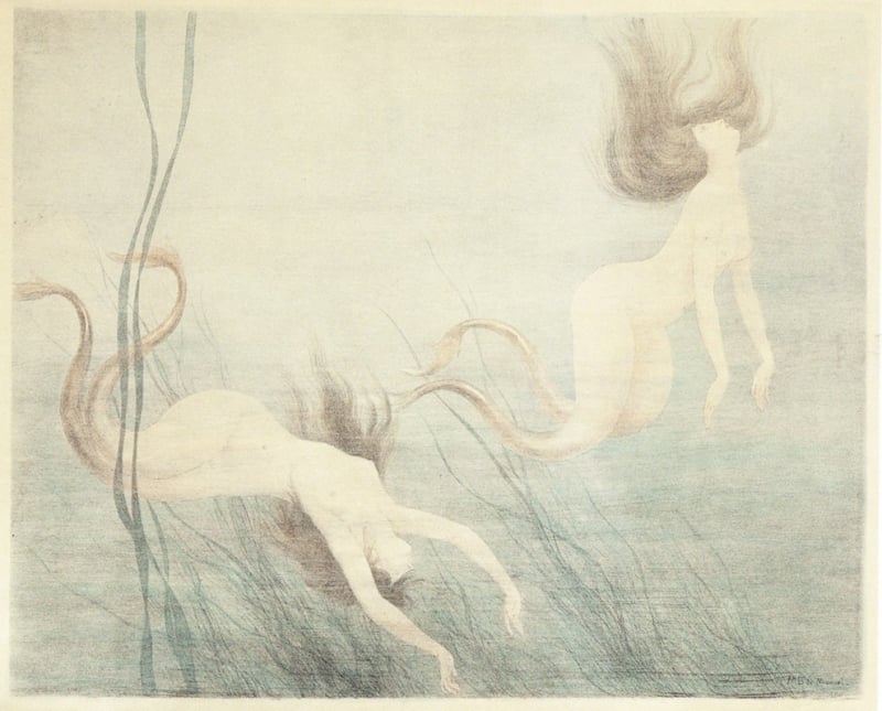 Maurice Boutet de Monvel. Sirens, circa 1900 Maurice Boutet de Monvel. Sirens, circa 1900