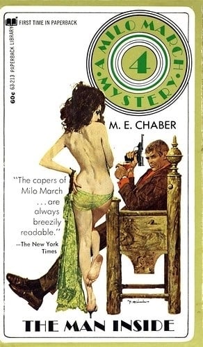 McGinnis’ cover for The Man Inside by M. E. Chaber