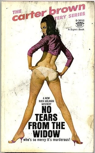 McGinnis’ cover for the novel from ‘Carter Brown