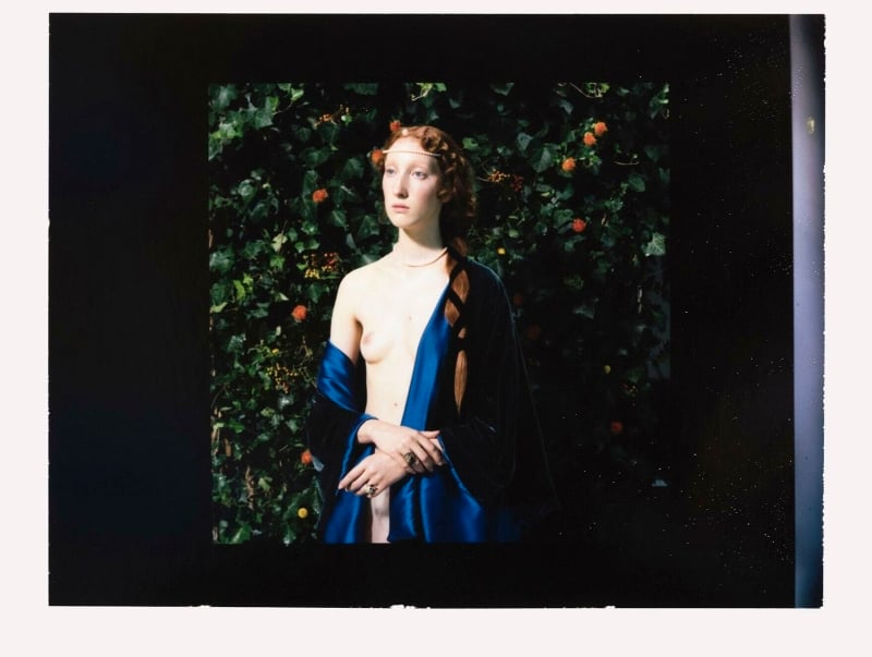 Miles Aldridge (after Botticelli), Study XIV, 2017 Unique Polaroid print Miles Aldridge (after Botticelli), Study XIV, 2017 Unique Polaroid print
