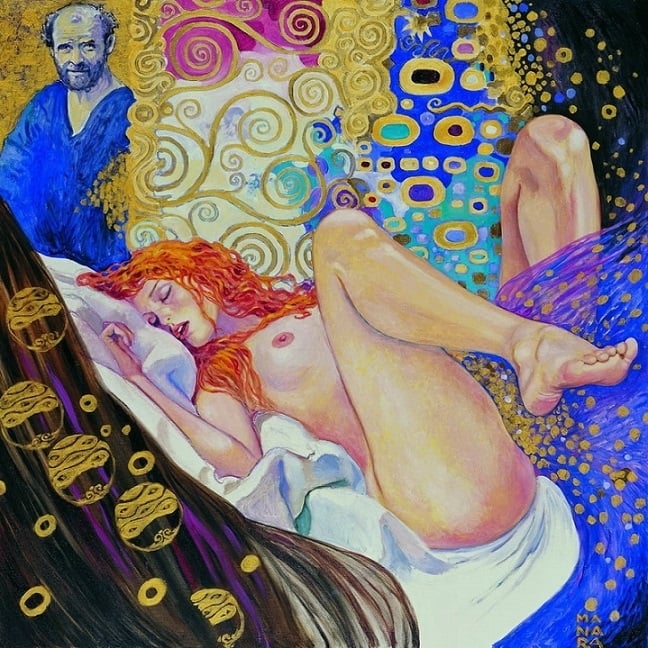 Milo Manara Gustav Klimt art