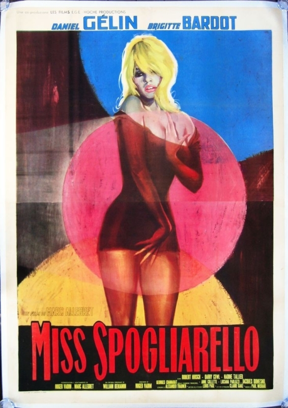 Miss Spogliarello / En effeuillant la marguerite ( Plucking the Daisy or Miss Striptease), 1956 French comedy film directed by Marc Allégret