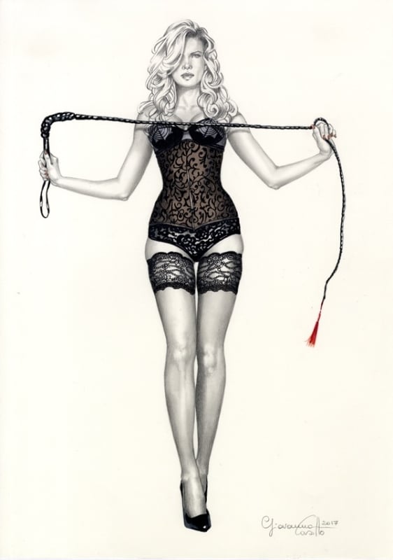 mistress with whip by Giovanna Casotto