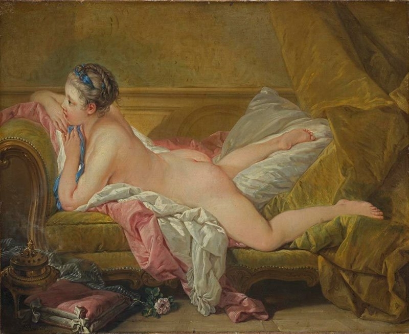 'Mlle. O'Murphy ' (c.1752) by Francois Boucher