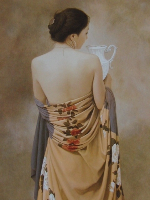 morimoto Girl with a vase and back exposed