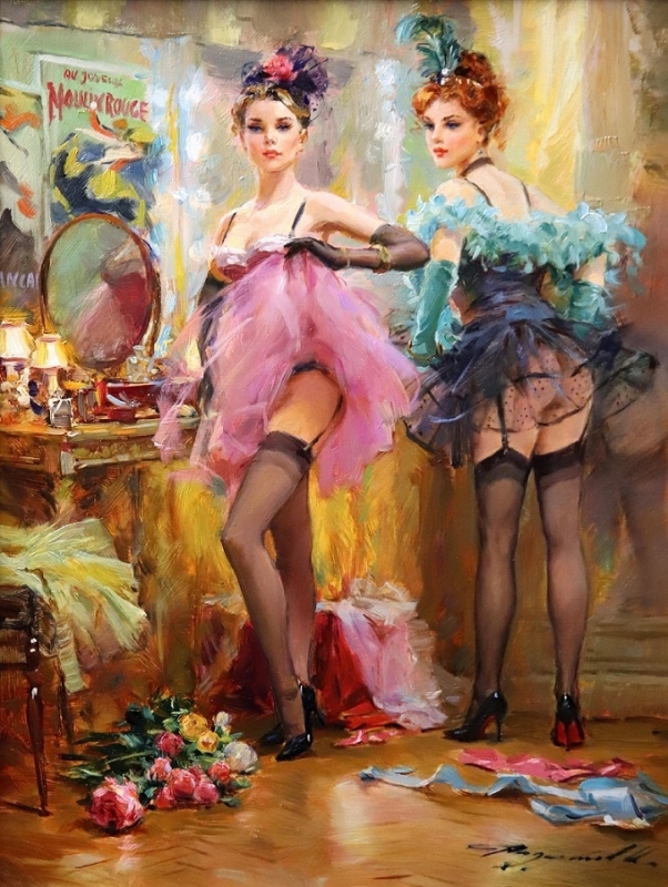 Moulin Rouge dancers  razumov