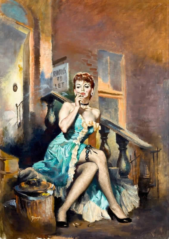 Murder Won't Out paperback cover art by Charles Binger Murder Won't Out paperback cover art by Charles Binger