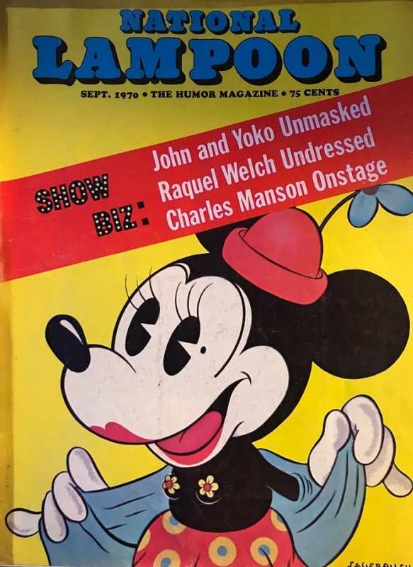 National Lampoon September 1970 Minnie Mouse