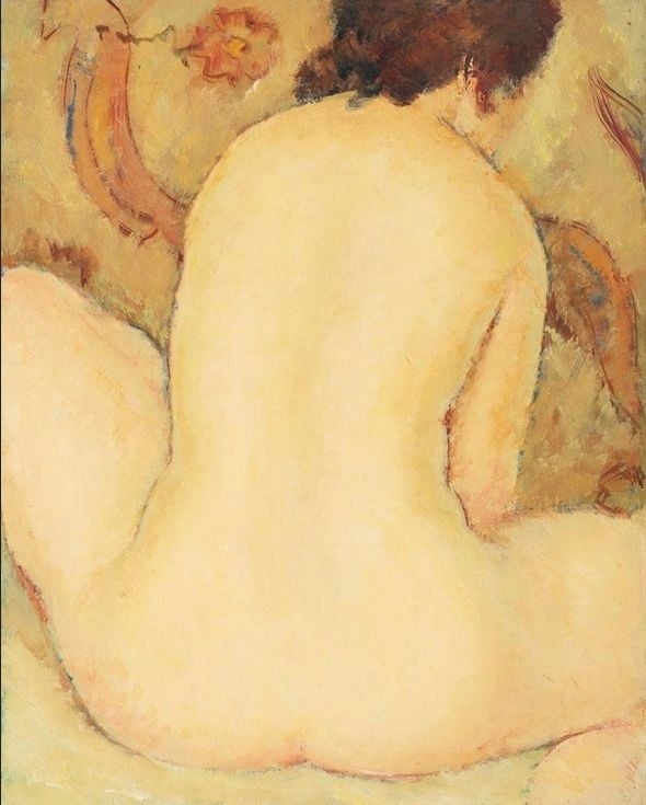 Nicolae Tonitza, Back Nude, 1934 Nicolae Tonitza, Back Nude, 1934