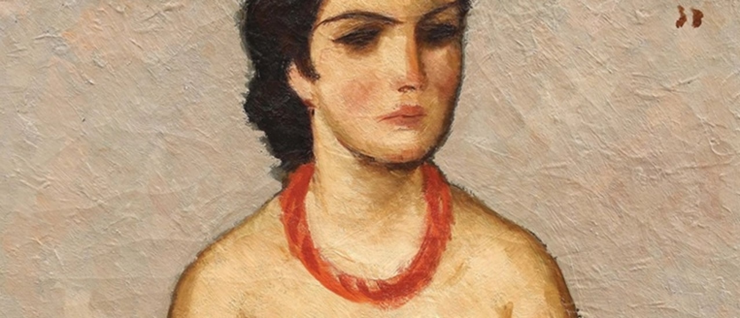 Nicolae Tonitza, Tatar Woman with Pink Sirwals (Abibé), 1933