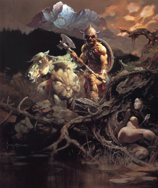 Night Winds Frank Frazetta