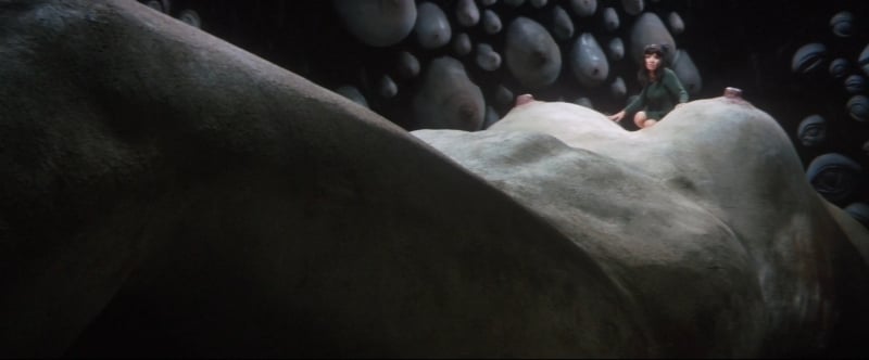 nipple scene from Blind Beast