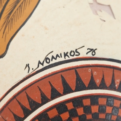 nomikos The artist’s signature