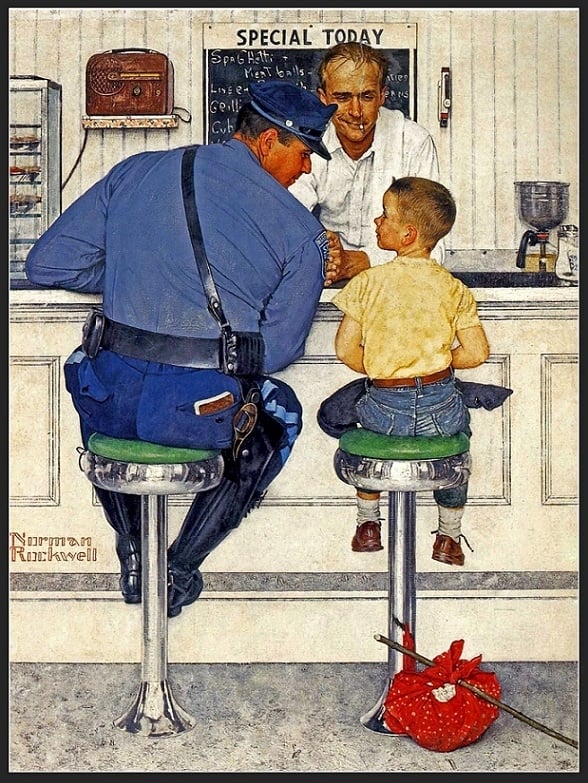 norman rockwell the runaway