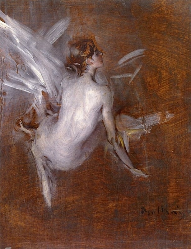 Nude from behind  by boldini