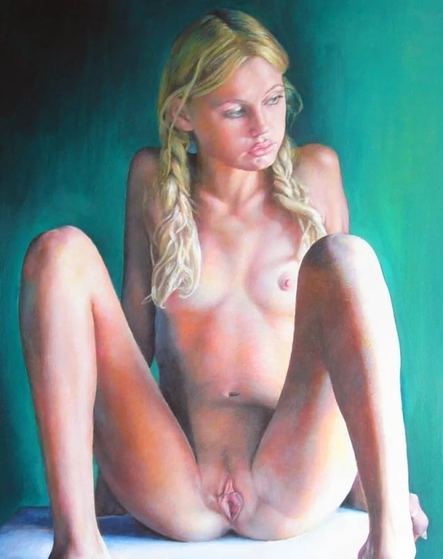 Nude girl with braids by Casanova Nude girl with braids by Casanova