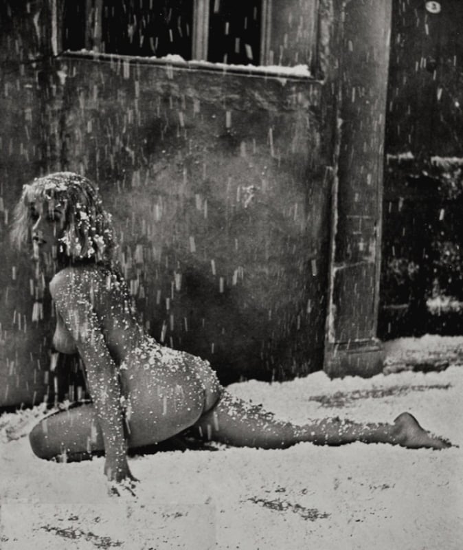 Nude in Snow Photography by Zoltan Glass