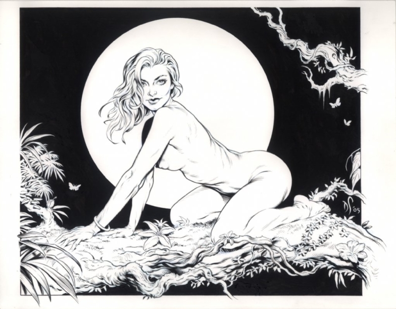 nude jungle girl by Dave Stevens