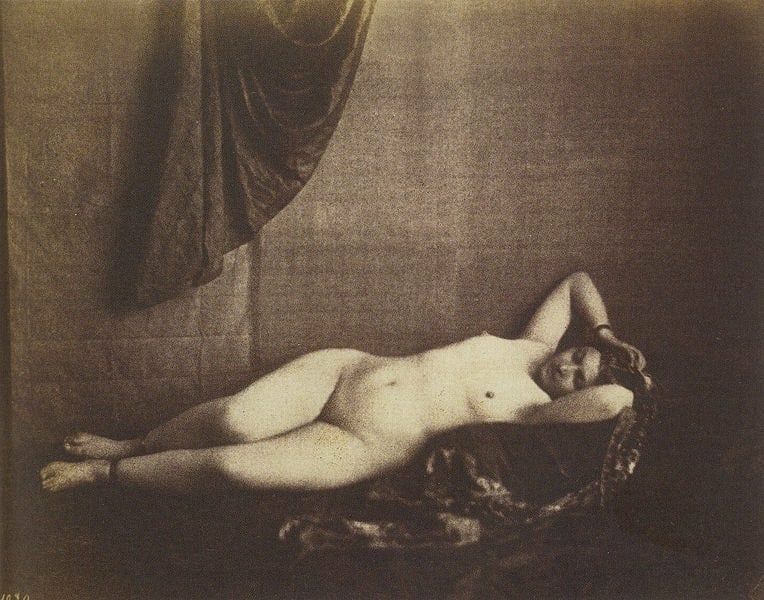 ‘Nude Study’ by Julien Vallou de Villeneuve (1795-1866)