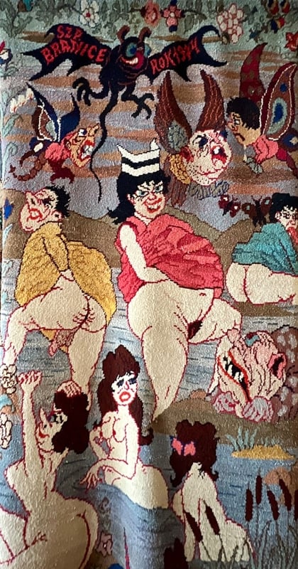 Nurse tapestry by Marian Henel