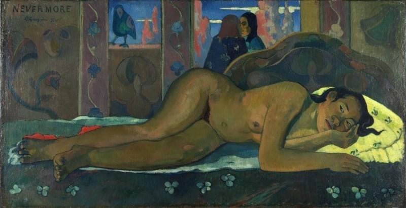 O Taiti (Nevermore), 1897, Paul Gauguin