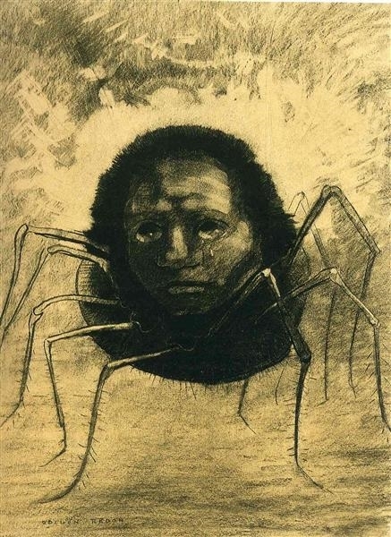 odilon redon The Crying Spider