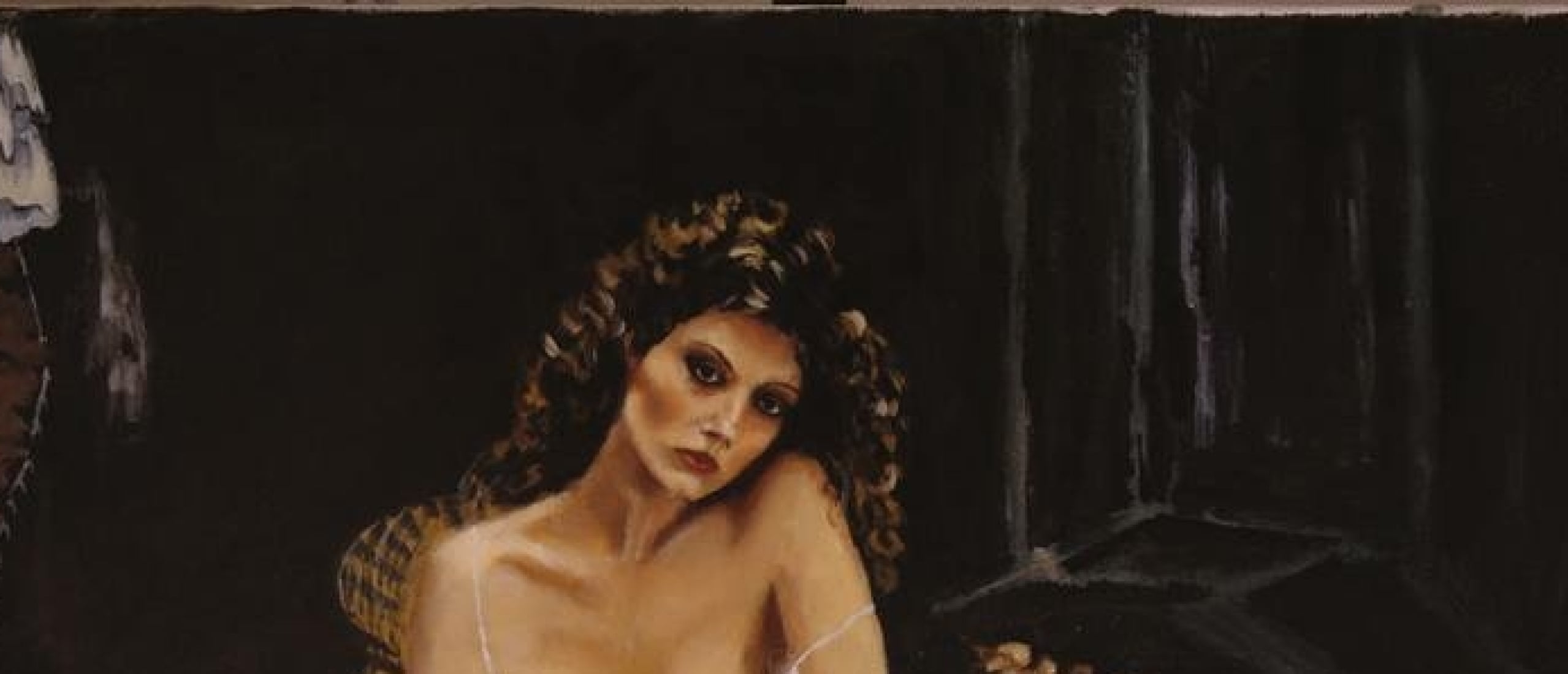 Old Picture Of A Prostitute Painting (2018) by Iryna Oliinyk