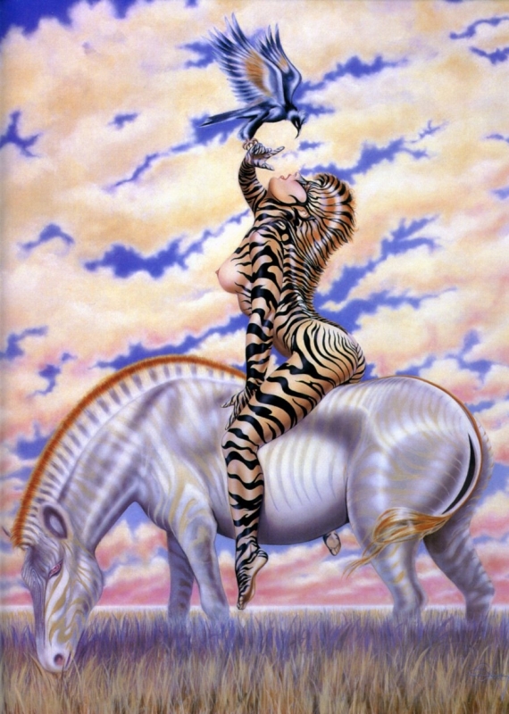 Olivia De Berardinis Zebra Girl
