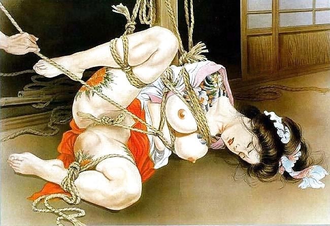 Ozuma Kaname girl in ropes