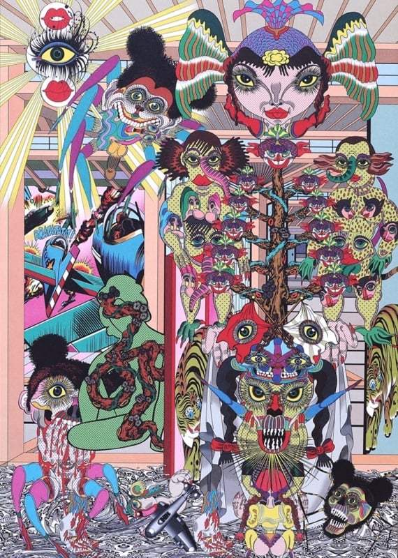 painting by Keiichi Tanaami