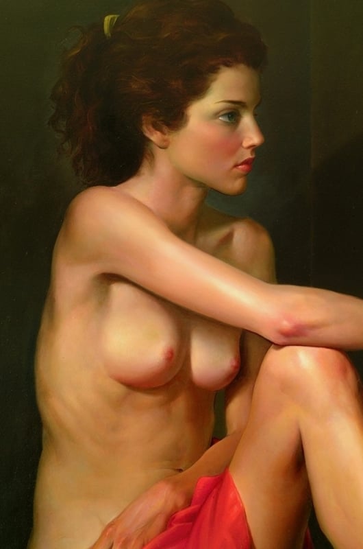 painting of a nude girl