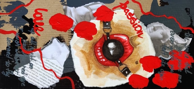 PASSIONATE LOVE by Lee Truka, 2021, Erotic BDSM fine art