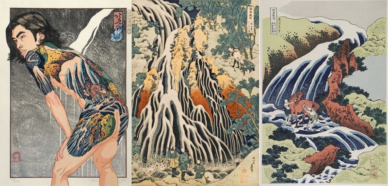 Paul Binnie, Waterfalls; Hokusai
