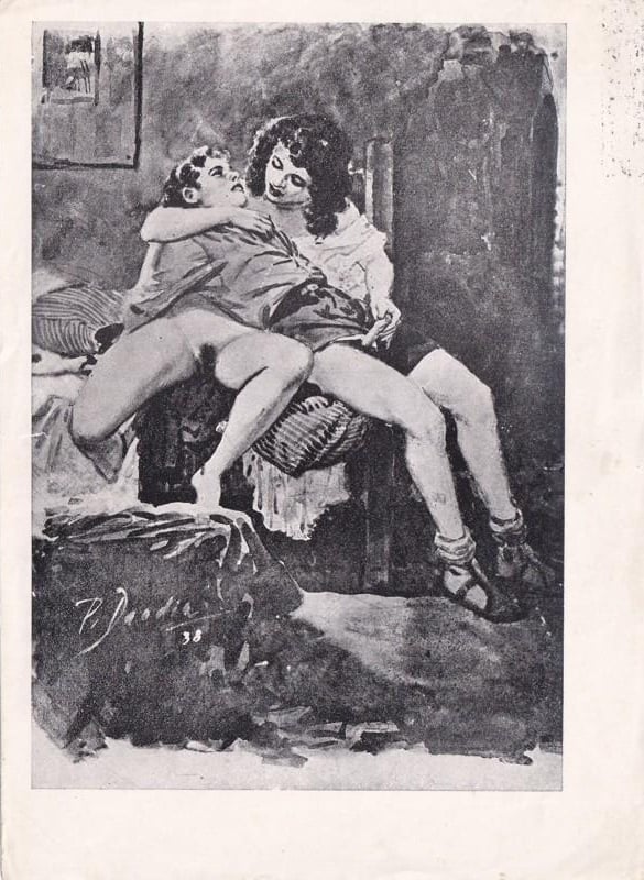 Paul Dandin, Erotic scene, 1938
