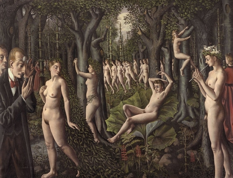 Paul Delvaux The Awakening Of The Forest