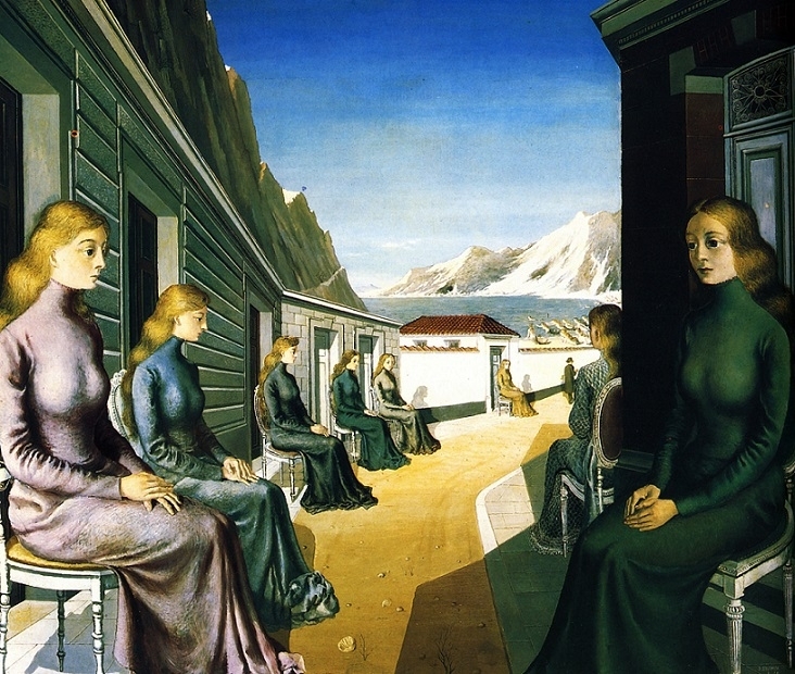 paul delvaux The Village of the Sirens