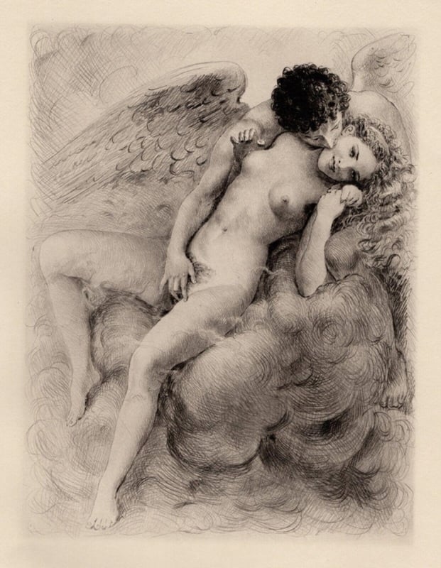 Paul Emile Becat, Cupid and Psyche Paul Emile Becat, Cupid and Psyche