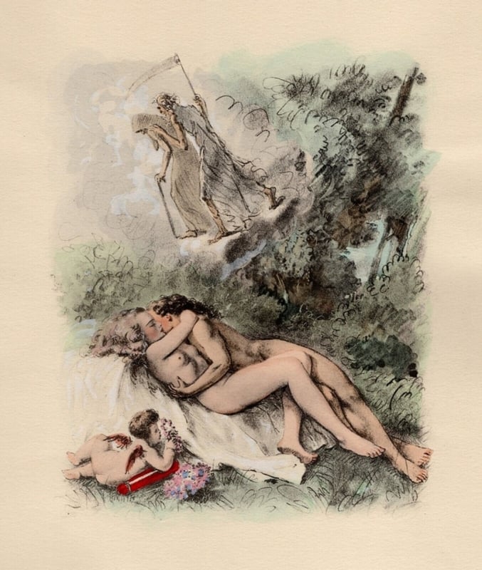 Paul Emile Becat, The Embrace, 1947 Paul Emile Becat, The Embrace, 1947