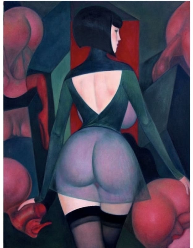Paul Laurenzi artwork plunges us into an erotic and marvelous world where sensuality reigns.