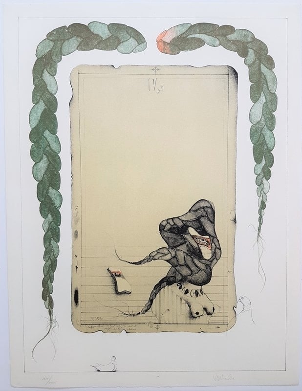 Paul Wunderlich From the Song of Songs Salome IV