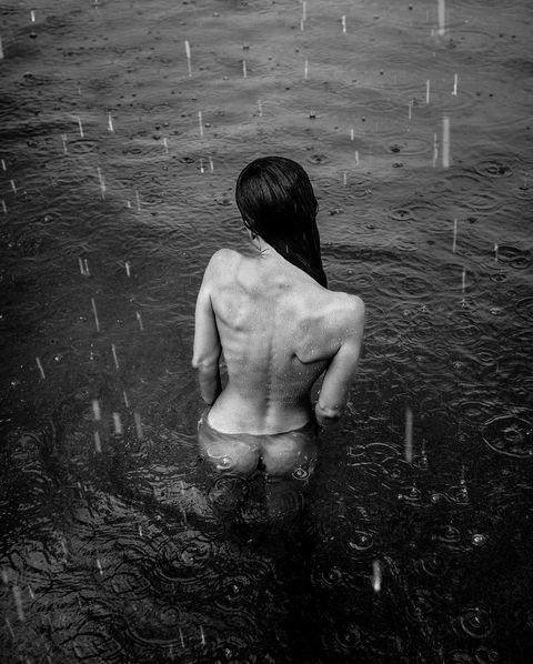 Pavlo Protsenko nude female in the river