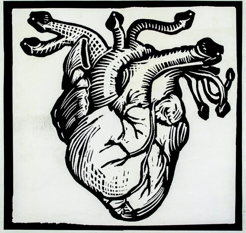 phallus heart by Marc Brunier-Mestas