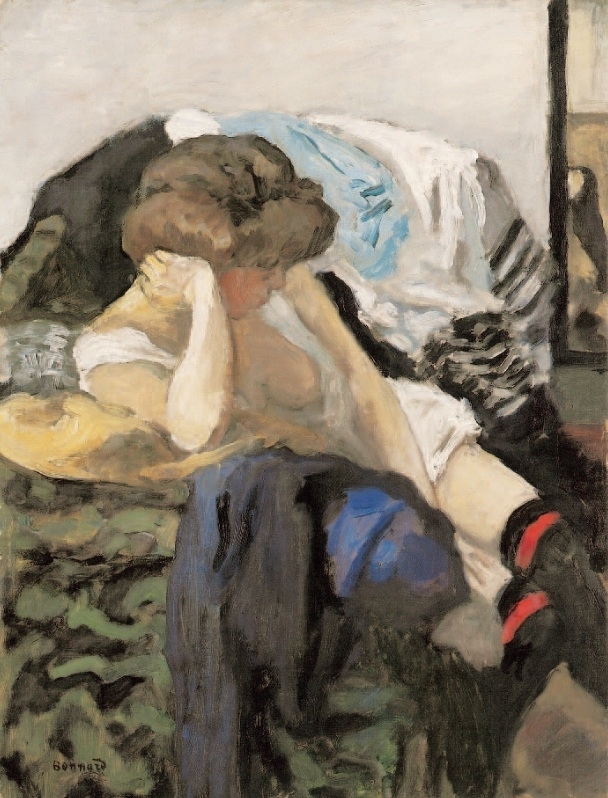 Pierre Bonnard, The Red Garters, 1905 Pierre Bonnard, The Red Garters, 1905