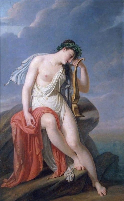 Pierre-Narcisse Guérin Sappho On The Leucadian Cliff