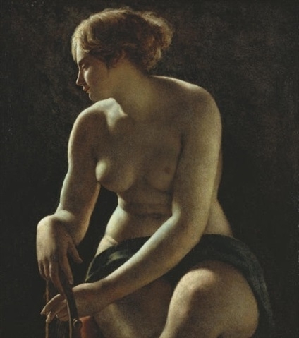 Pierre-Narcisse Guérin Sappho seated
